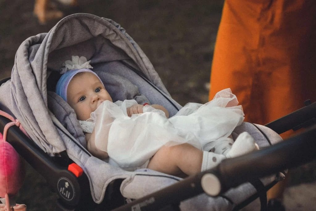 bayi dalam stroller