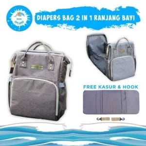 kiddy splash diaper bag traveling multifungsi