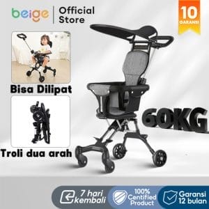 5. beige stroller