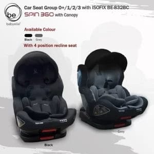 car seat babyelle spin 36  be 832bc