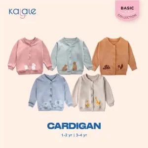 kalale cardigan atasan sweater kancing