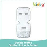 kiddy doodle waffle stroller pad with pocket