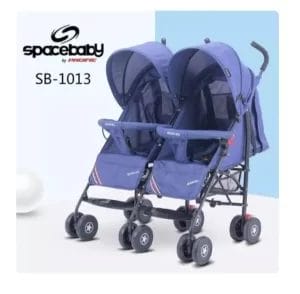 space baby twin stroller