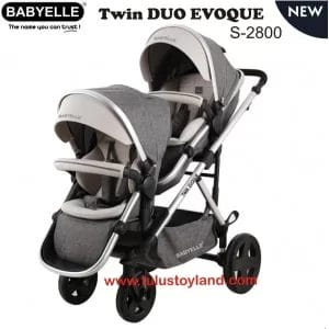 stroller babyelle twin evoque duo