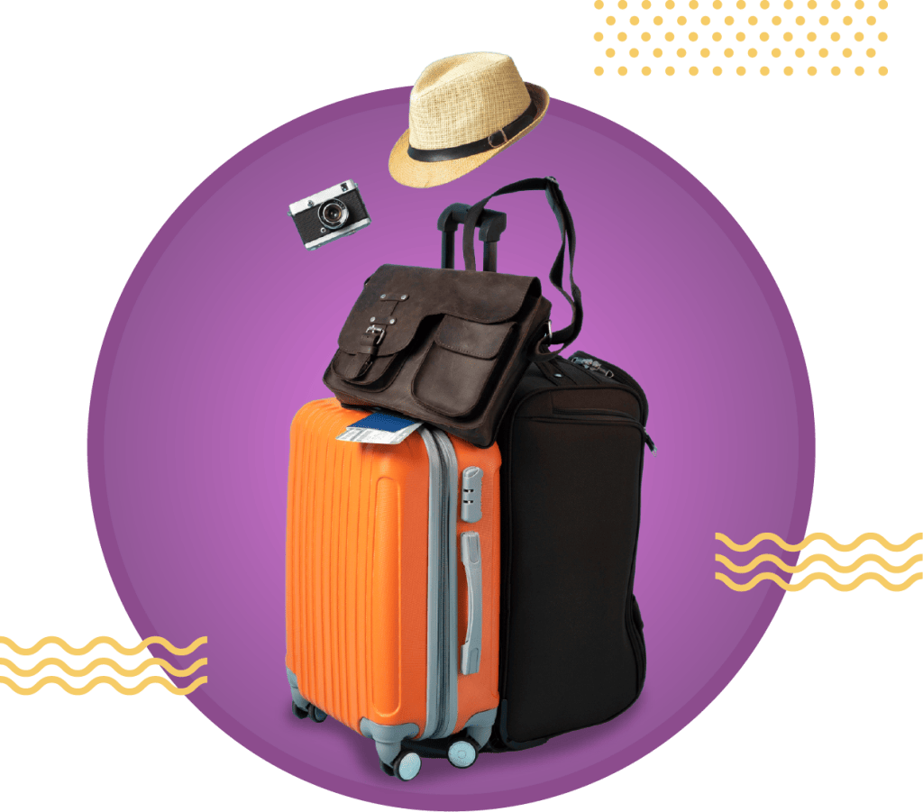 illustrasi laundry koper