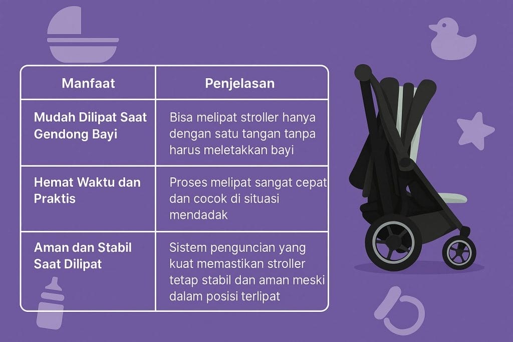 Aman dan Stabil Saat Dilipat