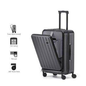 1. [new arrival] crossover koper laptop kabin & bagasi tsa lock size 18 24 cr908