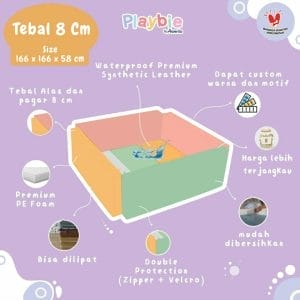 4 playbie playmat bumper bed bumper box