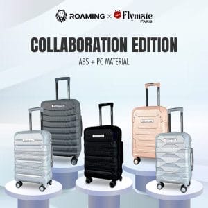 7 [new arrival] roaming x flymate koper kabin & bagasi size 20 30 inch next gen collaboration