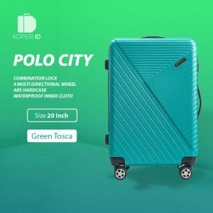 9 tas koper hardcase fiber kabin size 20 inch polo city 076