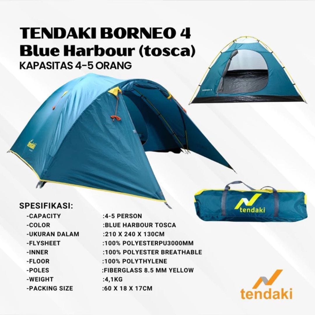 1. tendaki tenda dome camping