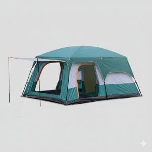 8. tenda camping jumbo waterproof luxury automatic