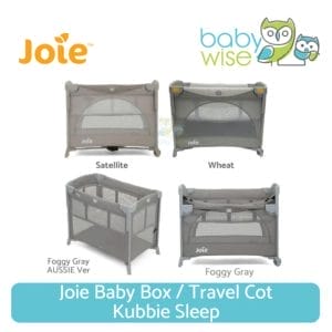 4.2 joie baby box travel cot kubbie sleep