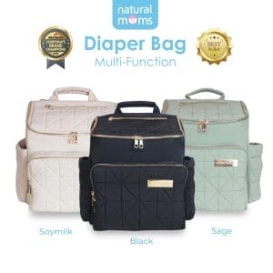 5.2 diaper bag natural moms multi function