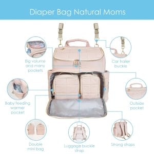 5.3 diaper bag natural moms multi function