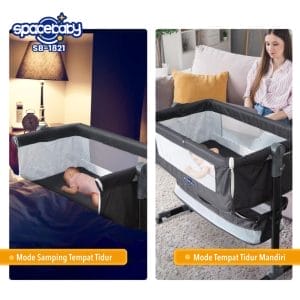 8.4 box bayi space baby side bed bisa buka samping